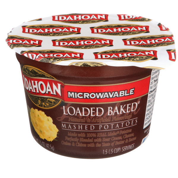 Idahoan Foods Loaded Baked Mashed Potato Microwavable Bowl 1.5 oz., PK10 2970033148